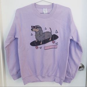 Bean Goods Doxie Sweatshirt Size Small